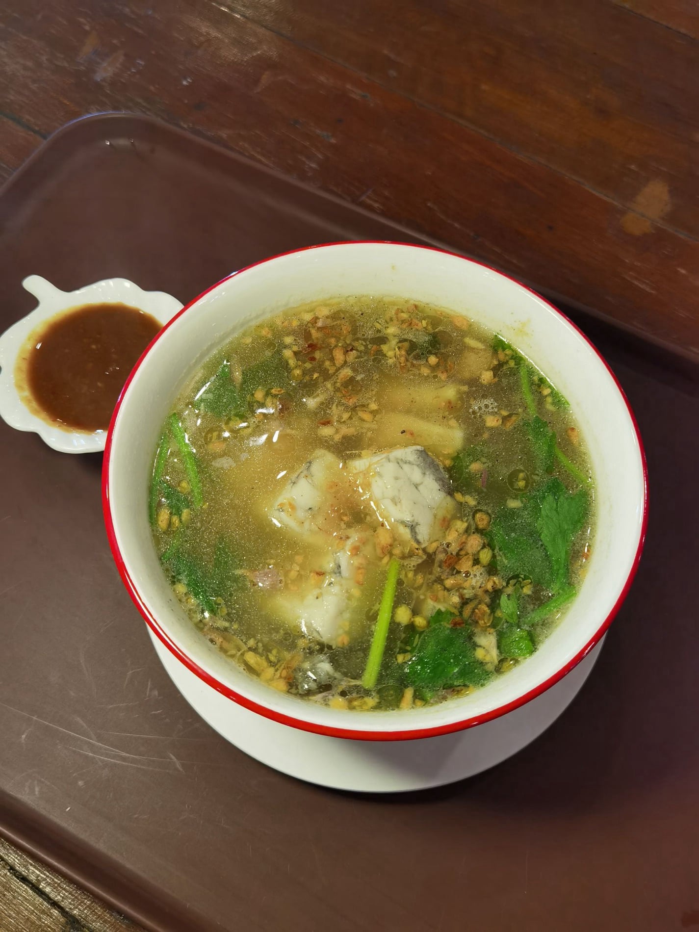ข้าวต้มปลากระพง