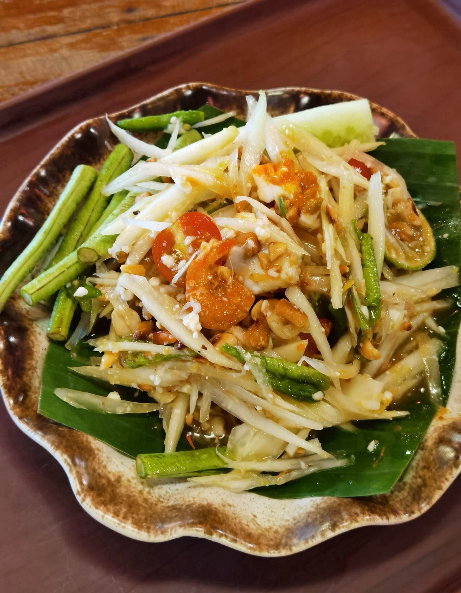 ตำไทยไข่เค็ม
